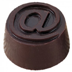 Поликарбонатна форма бонбон "@"